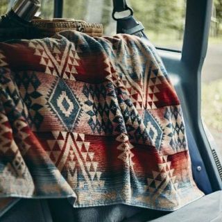 ペンドルトン(PENDLETON)の新品 ペンドルトン ブランケット ブランド バスタオル ラグ 大判 ストール 赤(毛布)