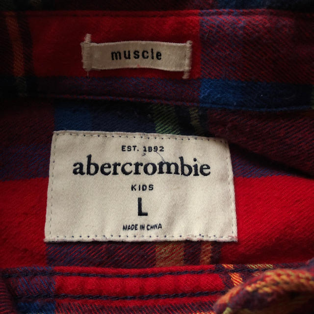 Abercrombie&Fitch(アバクロンビーアンドフィッチ)のアバクロンビー  キッズ  ネルシャツ キッズ/ベビー/マタニティのキッズ服男の子用(90cm~)(ブラウス)の商品写真