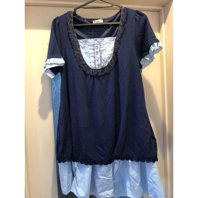 axes femme(アクシーズファム)のＴシャツ フリルつき レディースのトップス(Tシャツ(半袖/袖なし))の商品写真