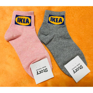 Ikea 韓国限定 可愛いikea くつ下2足セット 靴下 ソックスの通販 By リトルミイ S Shop イケアならラクマ