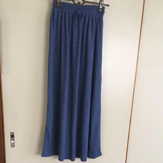 専用   デニム色 ロングスカート レディースのスカート(ロングスカート)の商品写真