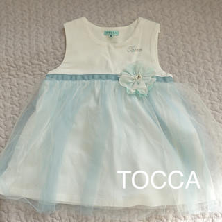 トッカ(TOCCA)の 美品 TOCCA ワンピース 90(ワンピース)