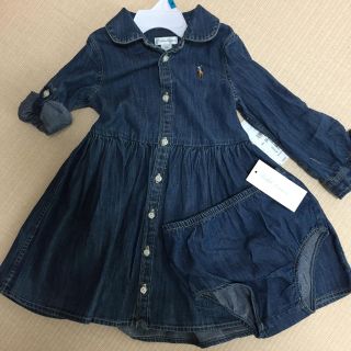 ラルフローレン(Ralph Lauren)の専用　ラルフローレン デニムワンピース 24m(ワンピース)