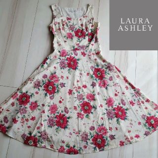 ローラアシュレイ(LAURA ASHLEY)のローラアシュレイ　ワンピース　size7(ひざ丈ワンピース)