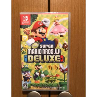 ニンテンドースイッチ(Nintendo Switch)の【新品】スーパーマリオブラザーズU  デラックス(家庭用ゲームソフト)