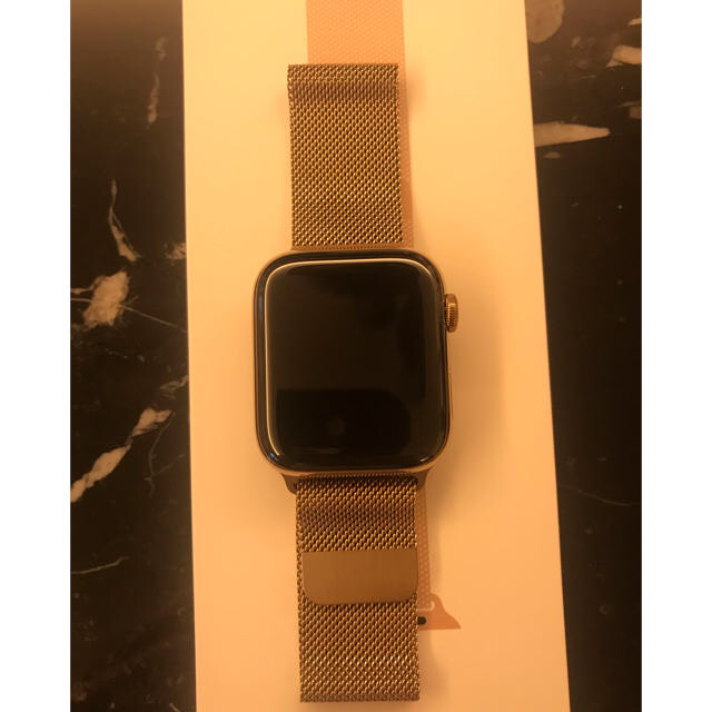 Apple Watch(アップルウォッチ)の新品同様 apple watch series4 ステンレスケース 44mm メンズの時計(腕時計(デジタル))の商品写真