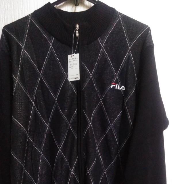 FILA(フィラ)のフィラ ♧ニットファスナートップス メンズのトップス(カーディガン)の商品写真