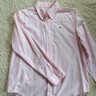 ラコステ(LACOSTE)のラコステピンクシャツ(シャツ/ブラウス(長袖/七分))