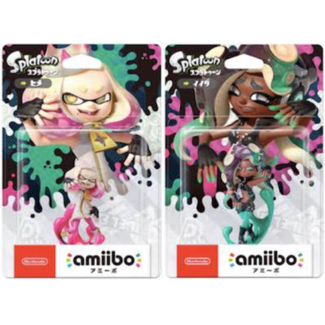 Nintendo Switch(ニンテンドースイッチ)のスプラトゥーン amiibo ヒメ&イイダ【新品】 エンタメ/ホビーのフィギュア(ゲームキャラクター)の商品写真