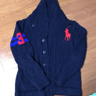 ポロラルフローレン(POLO RALPH LAUREN)のラルフローレン ショールカラーカーディガン  M 150(カーディガン)