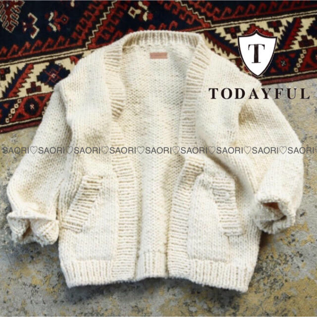 TODAYFUL Cable HandKnit Cardigan36新品未使用