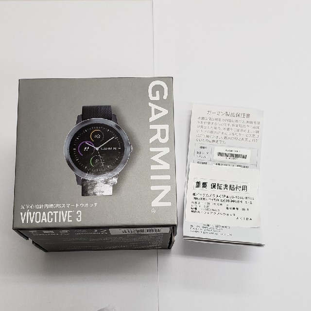 GARMIN(ガーミン)のGARMIN vivoactive 3 Black slate  メンズの時計(その他)の商品写真