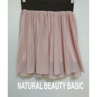 ナチュラルビューティーベーシック(NATURAL BEAUTY BASIC)のナチュラルビューティーベーシック  スカート ピンク(ミニスカート)