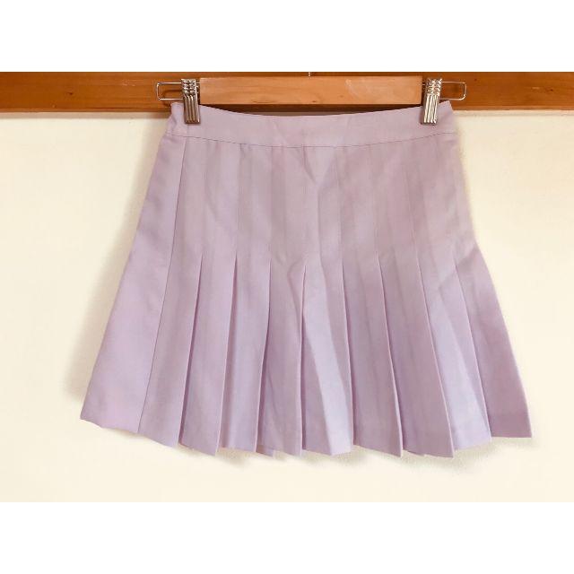 WEGO(ウィゴー)のpeachmama3090様専用　ウィゴー　薄紫のプリーツミニスカート レディースのスカート(ミニスカート)の商品写真