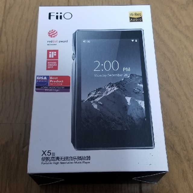 Fiio X5 3rd gen チタニウムカラー FiiOX5 3rd gen TITANIUM チタニウム