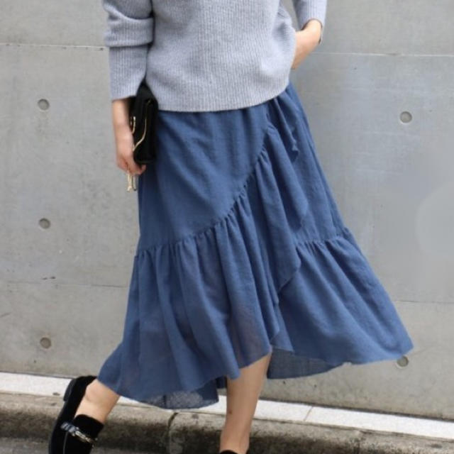 Noble♡ウールラッフルロングスカート | svetinikole.gov.mk