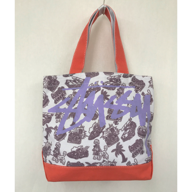 STUSSY(ステューシー)の新品☆ Stussy Women Small Tote Bag オレンジ レディースのバッグ(トートバッグ)の商品写真