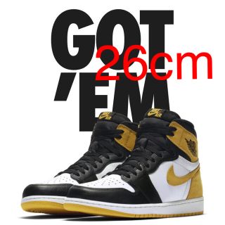 ナイキ(NIKE)の Air Jordan1 Retro High OG Yellow Ochre(スニーカー)