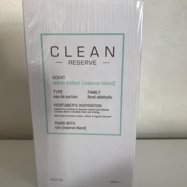 CLEAN(クリーン)のCLEAN クリーン ウォームコットン リザーブ 100ml 新品未使用 コスメ/美容の香水(ユニセックス)の商品写真