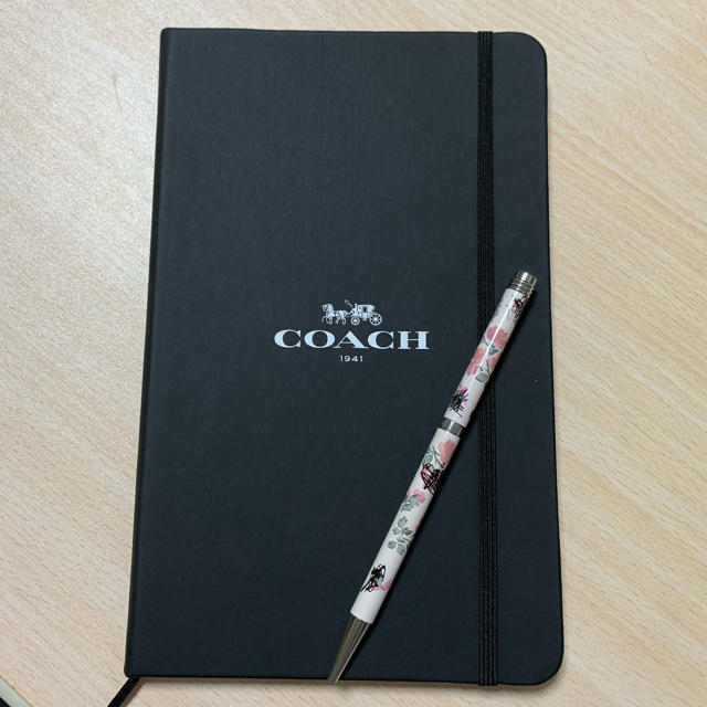 COACH(コーチ)のコーチ ノート ボールペン付き インテリア/住まい/日用品の文房具(ノート/メモ帳/ふせん)の商品写真