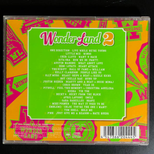 Wonderland 1 2 3 エンタメ/ホビーのCD(ポップス/ロック(洋楽))の商品写真