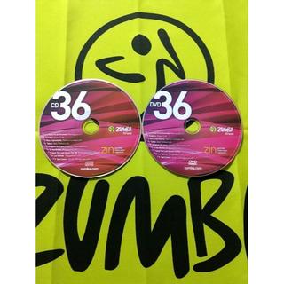 ズンバ(Zumba)のZUMBA　ズンバ　ZIN36　CD＆DVD　インストラクター専用　希少(スポーツ/フィットネス)