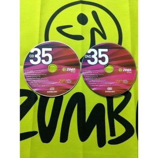 ズンバ(Zumba)のZUMBA　ズンバ　ZIN35　CD＆DVD　インストラクター専用　希少(スポーツ/フィットネス)