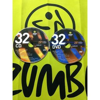 ズンバ(Zumba)のZUMBA　ズンバ　ZIN32　CD＆DVD　インストラクター専用　希少(スポーツ/フィットネス)