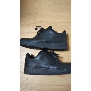 ナイキ(NIKE)のNIKE [AIR FORCE1   07]ローカット 黒 27.5センチ(スニーカー)