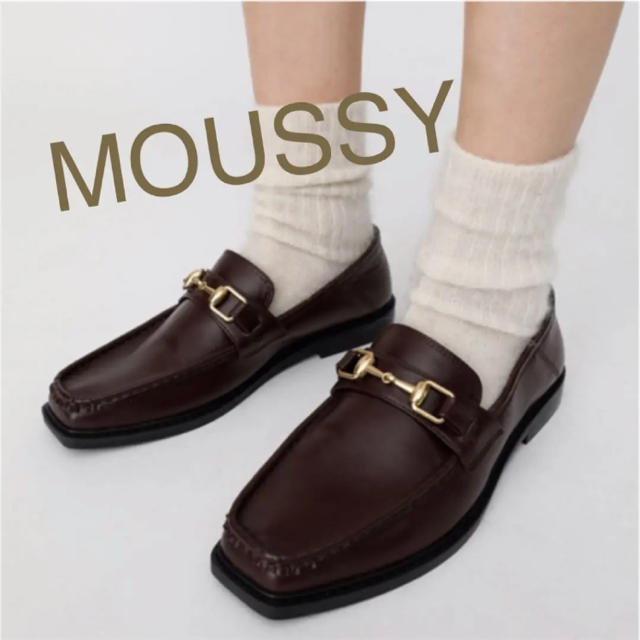 moussy(マウジー)の【新品】moussy ビットローファー レディースの靴/シューズ(ローファー/革靴)の商品写真