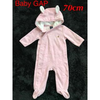 ベビーギャップ(babyGAP)のベビーGAP カバーオール 70cm ピンク(カバーオール)