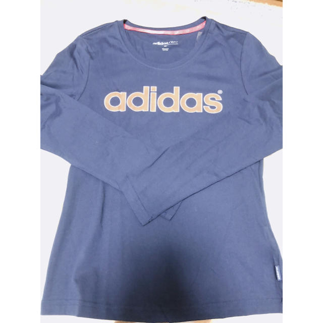 adidas(アディダス)のADIDAS レディース ロングTシャツ Mサイズ レディースのトップス(Tシャツ(長袖/七分))の商品写真