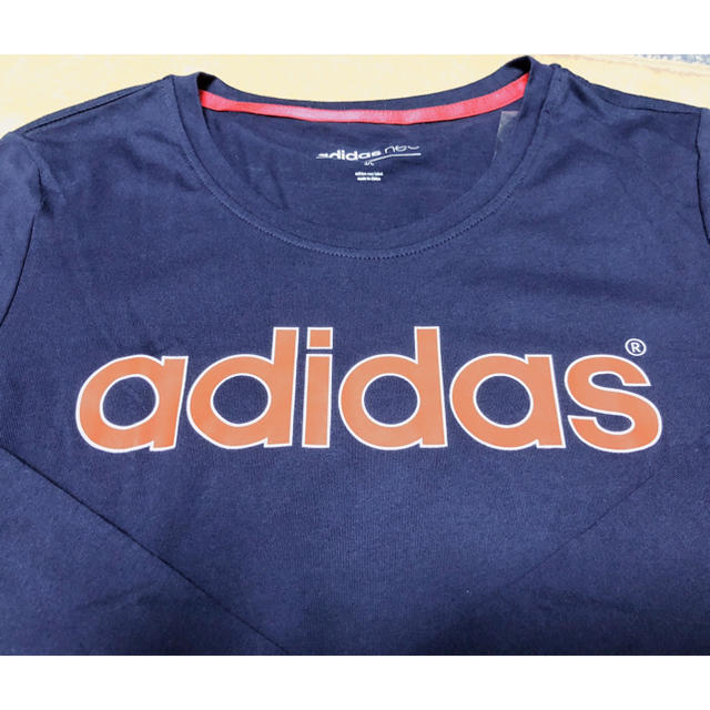 adidas(アディダス)のADIDAS レディース ロングTシャツ Mサイズ レディースのトップス(Tシャツ(長袖/七分))の商品写真