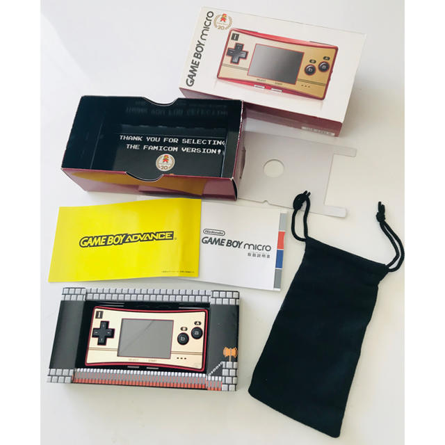 GAME BOYmicro FAMICOM VERSION&カセット2個セット