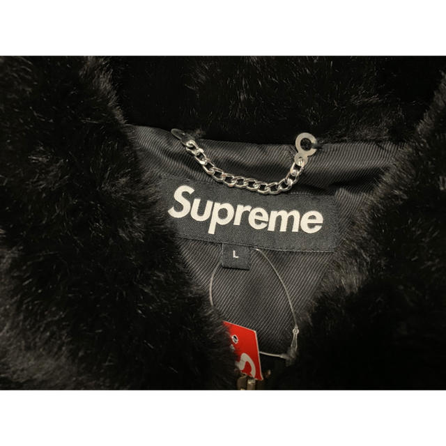 Supreme(シュプリーム)のSupreme faux fur bomber jacket black L  メンズのジャケット/アウター(その他)の商品写真
