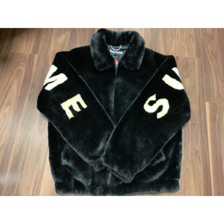 シュプリーム(Supreme)のSupreme faux fur bomber jacket black L (その他)