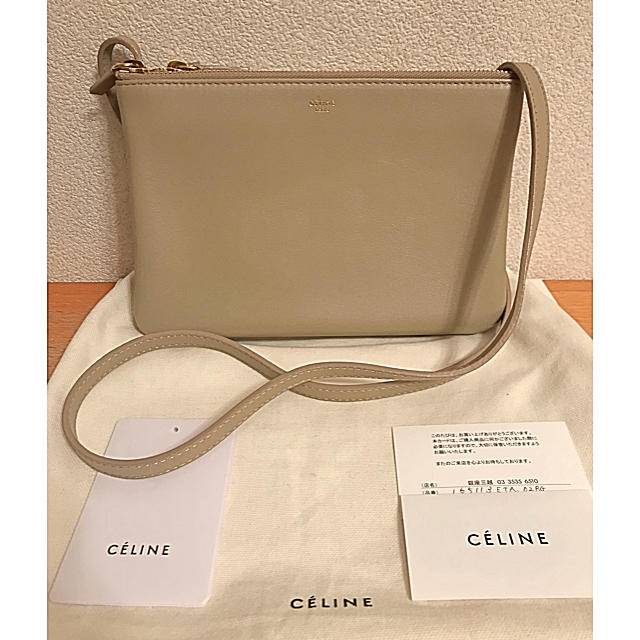 celine - 【coco3080様専用】セリーヌ トリオ スモール ベージュの通販 by saako's shop｜セリーヌならラクマ