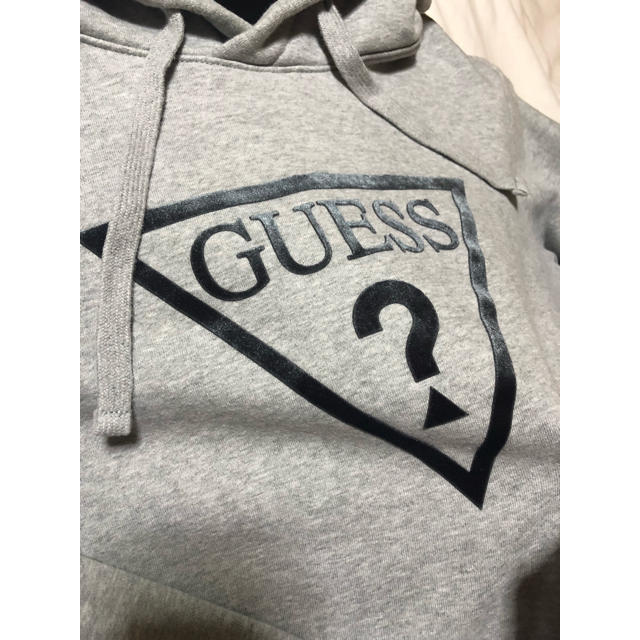 guess パーカー グレー 美品 激安早い者勝ち