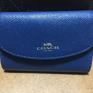 コーチ(COACH)のcoach ブルー キーケース(キーケース)