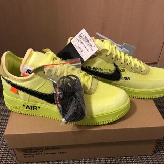 オフホワイト(OFF-WHITE)のoff-white NIKE THE TEN AIR FORCE 1 volt(スニーカー)