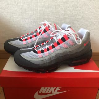 ナイキ(NIKE)のエアマックス 95 og ソーラーレッド(スニーカー)