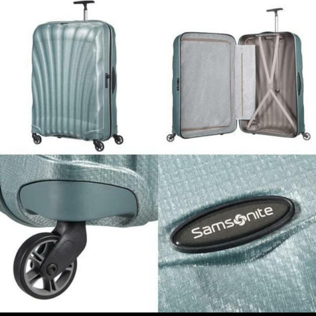 Samsonite(サムソナイト)の☆新品☆サムソナイトスーツケース 123Lアイスブルー メンズのバッグ(トラベルバッグ/スーツケース)の商品写真