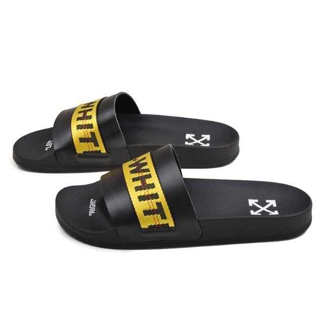 OFF-WHITE オフホワイト BELT SLIDER サンダル 42靴/シューズ