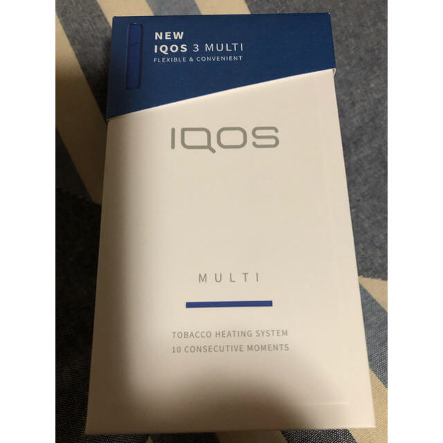 IQOS(アイコス)の限定色 新型 iQOS3 マルチ ステラブルー 5回使用のみ レタパ送料込です。 メンズのファッション小物(タバコグッズ)の商品写真