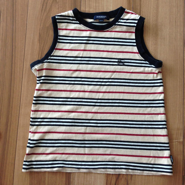 BURBERRY(バーバリー)のバーバリータンクトップ キッズ120A キッズ/ベビー/マタニティのキッズ服男の子用(90cm~)(その他)の商品写真