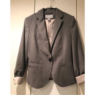 エイチアンドエム(H&M)の新品・未使用 H&M  グレーテーラードジャケット 34 Sサイズ(テーラードジャケット)