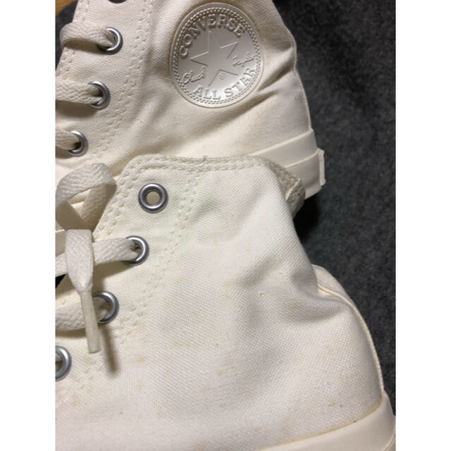 CONVERSE(コンバース)の希少 オール ホワイト ハイカット コンバース レディースの靴/シューズ(スニーカー)の商品写真