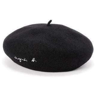 アニエスベー(agnes b.)の【 agnes b. 】 ベレー帽 ENFANT T2 (ブラック)(ハンチング/ベレー帽)