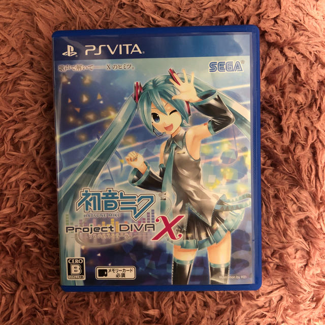 PlayStation Vita(プレイステーションヴィータ)の初音ミク Project DIVA X エンタメ/ホビーのゲームソフト/ゲーム機本体(携帯用ゲームソフト)の商品写真