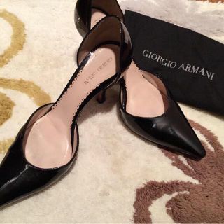 ジョルジオアルマーニ(GIORGIO ARMANI)のGIORGIO ARMANI 定価12万(ハイヒール/パンプス)